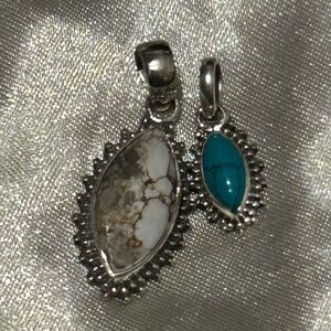 Gorgeous Sterling Silver Wildhorse Pendant with bonus pendant